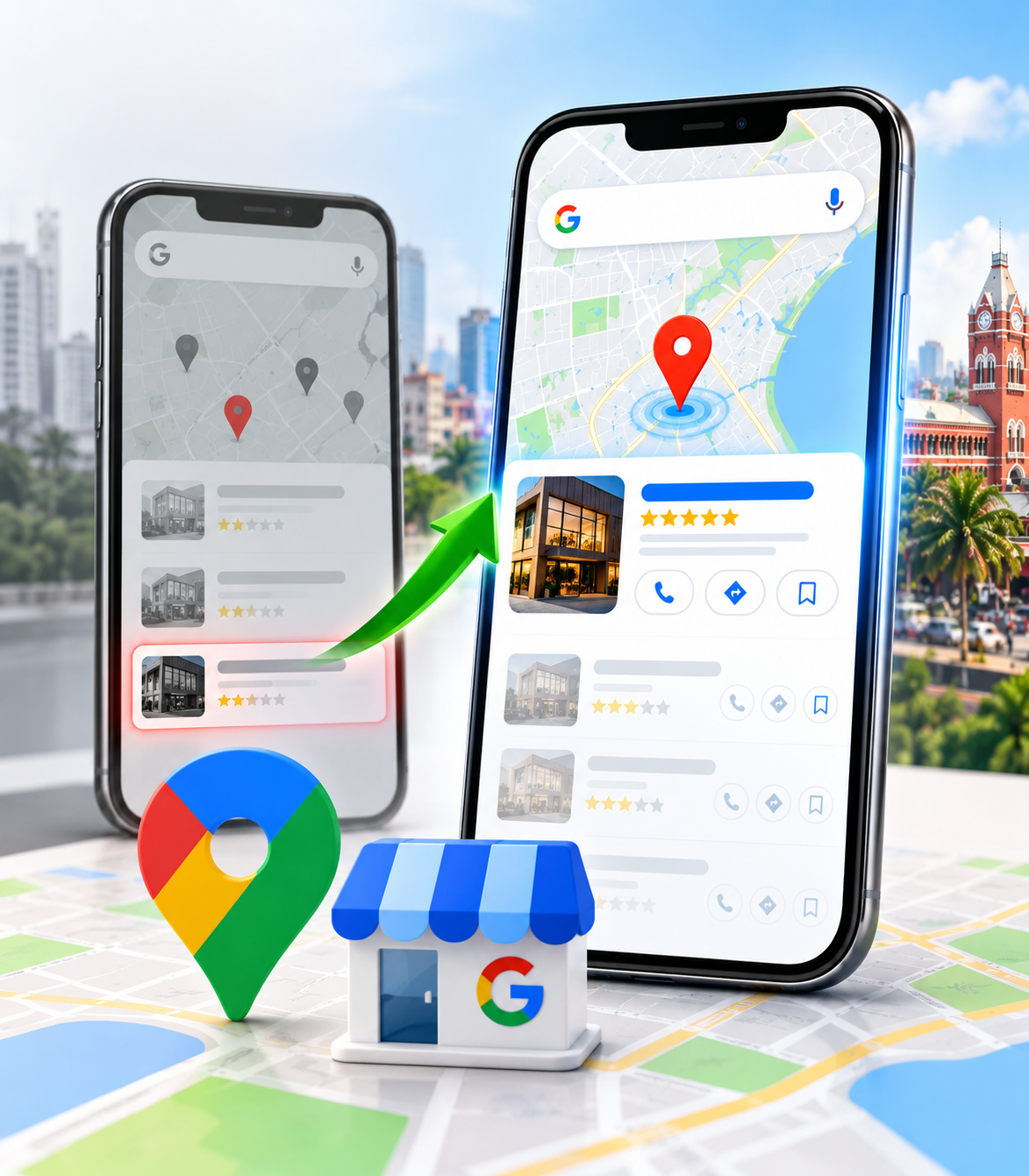 Business owner frustrated with poor Google Maps ranking in Chennai